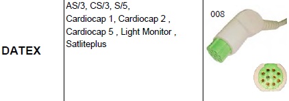 DATEX OHMEDA MONİTÖR EKG KABLOSU